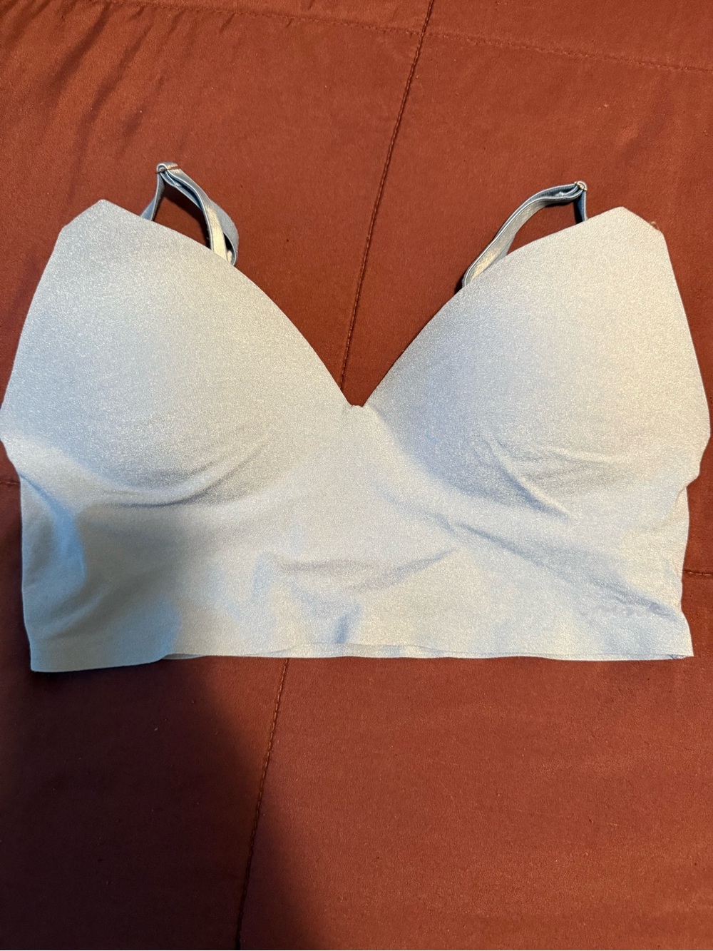 Victoria's Secret Pale Blue Seamless Wireless Bralette